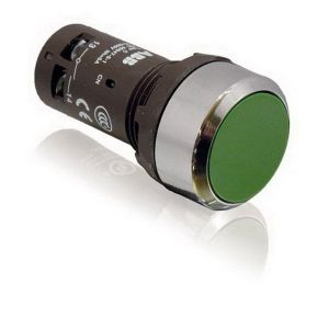 Кнопка CP1-30G-11зеленая без фиксации 1НО+1НЗ АВВ