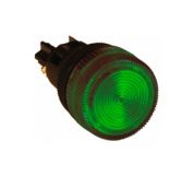 Лампа ENS-22 сигн.зеленая с подсветкой 220В EKF