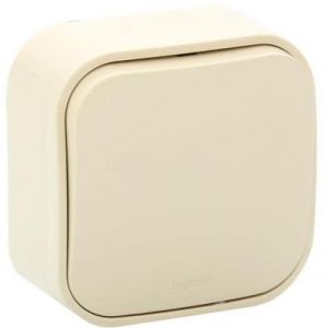 782230 Выключатель 10А 1 клав. слон.кость Legrand Quteo